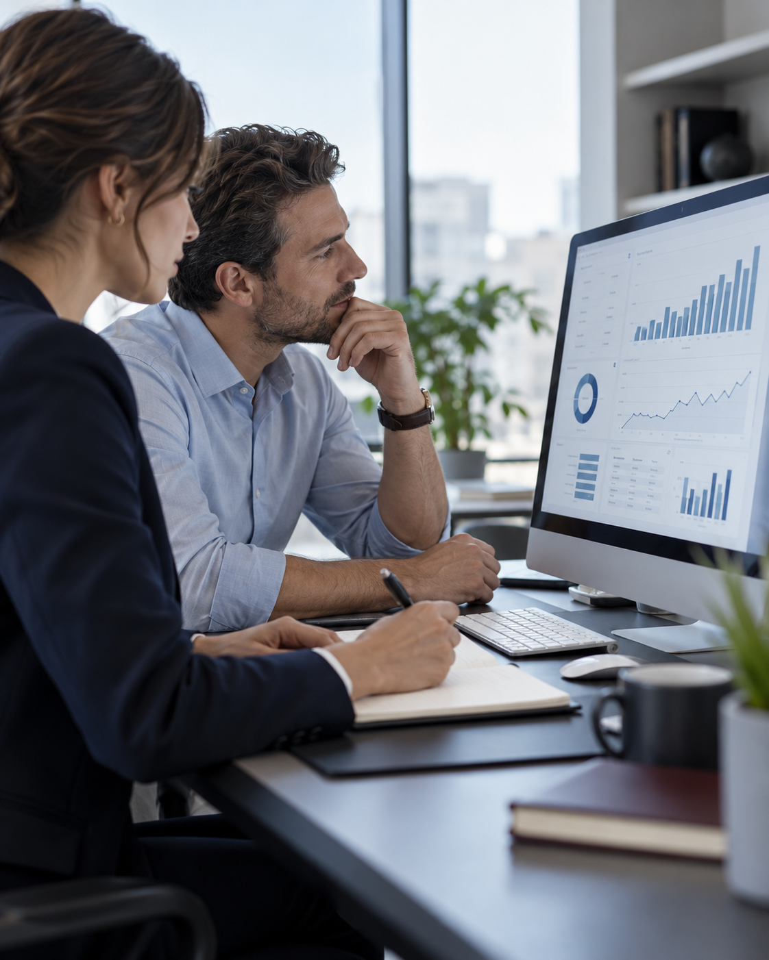 Travail sur un tableau de bord financier