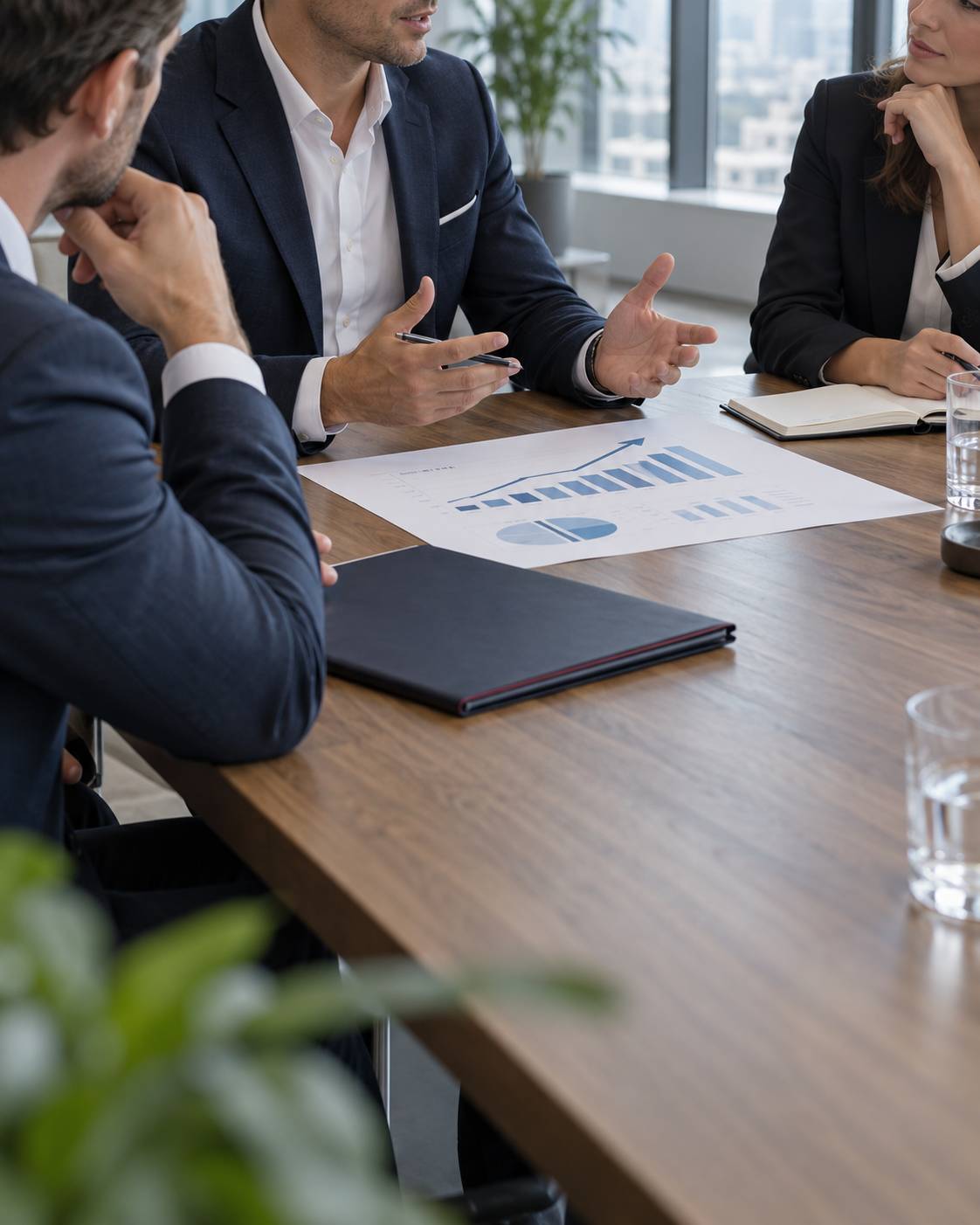 Présentation d’un projet à des investisseurs